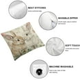 thumbnail image 4 of Acheng Easter Pillow Covers Set of 2 Easter Rabbit Flower Buffalo Plaid Pillows Decorative Throw Pillows Cushion Case Farmhouse Decor for Couch Sofa White, 4 of 6