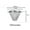 Without base, variant on Reusable Coffee Filter Holder Double Layer Stainless Steel Coffee Tea Strainer Coffee Accessories Coffee Making Tool (With base)