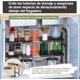 thumbnail image 4 of Estante para Cocina, Organizador Fregadero Debajo, Organizador de Fregadero, 2 Niveles Estante de Almacenamiento, con 10 Paneles Extraíbles, para Cocina, Baño, Ajustable (Negro 10 Paneles), 4 of 4