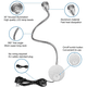 thumbnail image 4 of Luz de lectura de cabecera, luz de lectura de cabecera LED simple ajustable MFZFUKR 2035130-1, 4 of 5