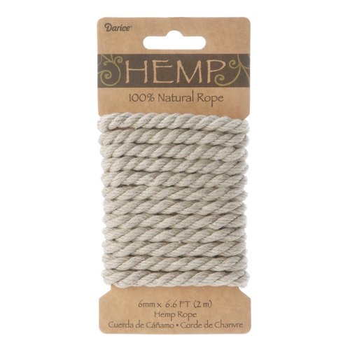 Darice Braided Hemp Cord, 1 Each