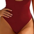 thumbnail image 3 of Aofany One Piece Tummy Control Swimsuits for Womens Tie Bathing Suits Ladies Sexy Monokini Swimwear, 3 of 4