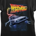 thumbnail image 2 of Back To The Future Franchise Retro Revival Art Women's Black Short Sleeve Tee Shirt-M, 2 of 7