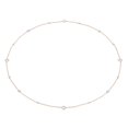 thumbnail image 1 of Majesty Diamonds MDR210020 0.9 CTW Diamant Rond Blanc & Collier de Roses en Or 14 Carats Bicolore, 1 of 1