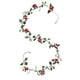 thumbnail image 2 of Flores artificiales decorativas, flores de seda con luces, enredaderas, bayas, puertas de patio, decoraciones para colgar en la pared, flores artificiales y enredaderas para farolas., 2 of 6