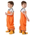thumbnail image 4 of RTKFRFLM Kids Waterproof Waders with Boots Toddler Rain Bibs for Muddy Play Children’s One-Piece Fishing Suit for Beach & Puddle Water Play Gear Ages 1-10, 4 of 4