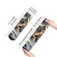 thumbnail image 4 of Fuzoiu Wolf Family Winter Wonderland Print Adult Socks, Crew Moisture-wicking Socks, Unisex Cushion Crew Socks,Casual Sports Ankle Socks, 4 of 7