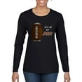 thumbnail image 2 of Wild Bobby Football Fingerprint It's in My DNA Sports Women Graphic Long Sleeve Tee, 2 of 6