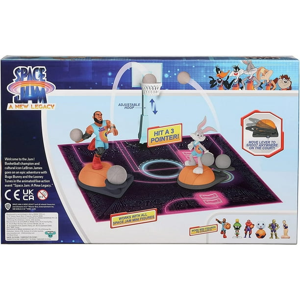 Moose Toys Space Jam: A New Legacy - Juego de juego con figuras de Lebron & Bugs Bunny space jam space jam