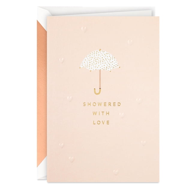 Tarjeta de despedida de soltera Hallmark Signature Showered with Love