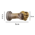 thumbnail image 5 of sunsanly Wall Decor Flower Holder Resin Fist Shape Flower Arranger Hand Sculpture Plant Holder for Bedroom Living Room Office, 5 of 7