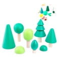 thumbnail image 3 of De Juguete De Árbol Forestal, Juguete De Bloques De Construcción Multifuncional Educativo Verde De Madera, Juguete De Ladrillo Para Niños, Jardín De Infancia En Casa 8 Uds. matsuzay FN002293-00, 3 of 6