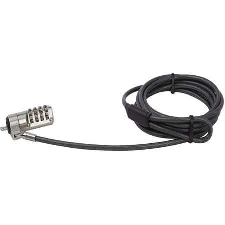 StarTech.com LTLOCK4D Laptop Cable Lock - With Swivel Hinge - 2m / 6.5  Steel Cable - Portable 4-Digit Combination Lock - Locking Security Cable price history on PriceWatchPro