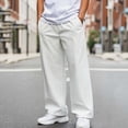 thumbnail image 2 of Men's Lightweight Ribbed Cooling Pants with Pockets Quick Dry Baggy Walking Pants Workout Athletic Travel Pants, 2 of 8