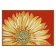 thumbnail image 2 of Liora Manne Frontporch Sunflower Indoor Outdoor Area Rug Red, 2 of 2