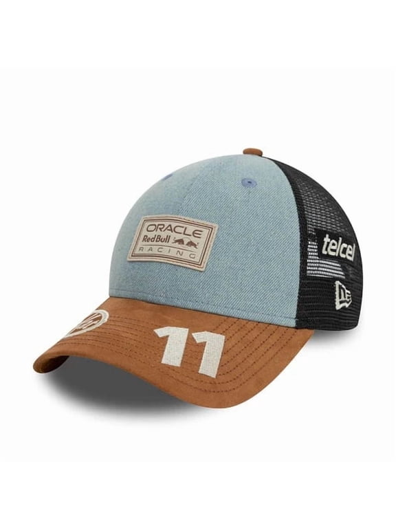 F1 New Era 9Forty Unisex Special Edition Sergio Perez Austin Gp Ef Trucker Blue Hat