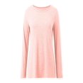 thumbnail image 3 of Long Sleeve Shirts for Women Business Casual Tops Fall Fashion Clothes Workout Plus Size Teacher School Outfits 2025,L,Pink, 3 of 6