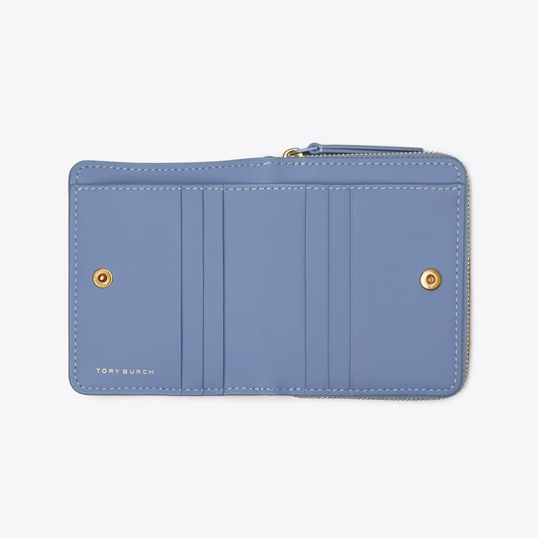 Tory Burch Kira Chevron Matte Bi Fold Mini Wallet