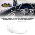 thumbnail image 4 of Mistaha White Heated Side Mirror Cover for Volkswagen Golf 8 2020-2024 Left Side Replacement - Lane Assist Compatible, 4 of 6