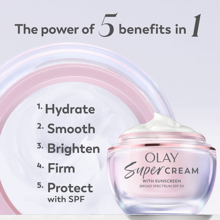 olay glutathione cream Super with Sunscreen SPF 30, Lightweight Face Moisturizer Trial Size Size:6 x 50mg Isopropyl Isostearate liposomal encapsulated Our Glutathione + Alpha