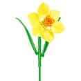 thumbnail image 2 of Brickmaster Botanicals Daffodil Flower Building Kit, 32-Piece Set for Spring Decor and Easter Gift, Ages 8+, 2 of 7