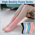 thumbnail image 2 of Kiibsot 5Pairs/ 6 Pairs Womens Super Soft Fuzzy Plush Warm Winter Home Sleeping Slipper Socks, 2 of 6