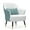 Cadet Blue, variant on Magshion Modern Mid Back Accent Chair with Pillow, Upholstered Single Sofa Arm Chair for Living Room, Bedroom, Home Office, Grey