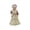 Mrs. Claus, variant on 17.7in Santa Claus and Mrs. Claus Figurines, Christmas Standing Santa Couple Statue Plush Doll, Animated Santas Plush with Gift Bag for Christmas Window Display Scene Home Desktop Decor