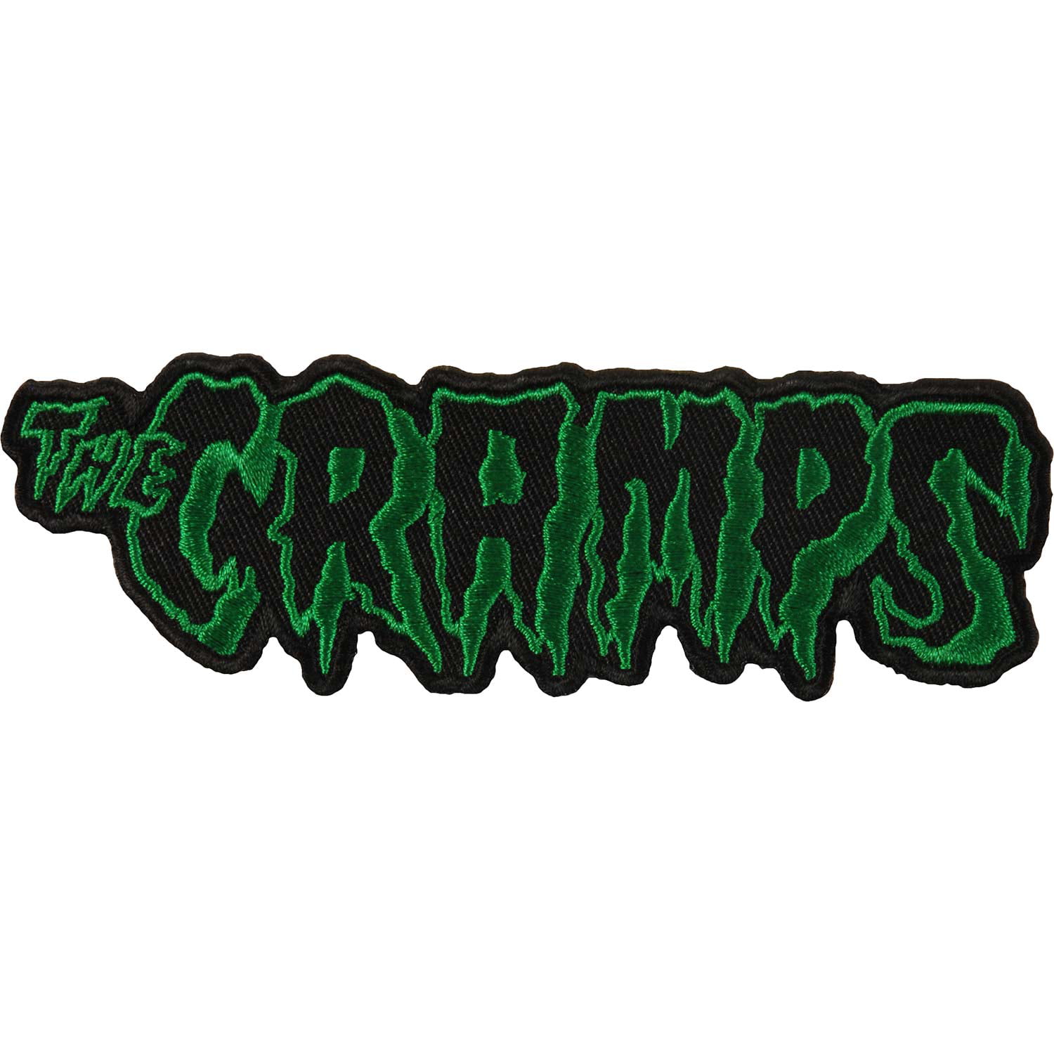Cramps Men's Cramps Logo Patch Embroidered Patch Black - Walmart.com