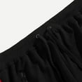 thumbnail image 6 of YUGYXL Side Stripe Pants for Men Summer Stretch Waist Joggers Sweatpants with Zipper Pockets Drawstring Comfy Sports Tapered Pants Black L, 6 of 6