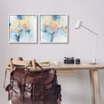 thumbnail image 2 of Stupell Industries Abstract Flower Blossoms Layered Circle Shapes Pattern Painting White Framed Art Print Wall Art, Set of 2, Design by Tim OToole, 2 of 7