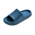 thumbnail image 3 of Mfakffe Shower Shoes Open Toe Non Slip Slides Comfortable Quick-Dry Slip on Sandals Lightweight Home Slippers, 3 of 5