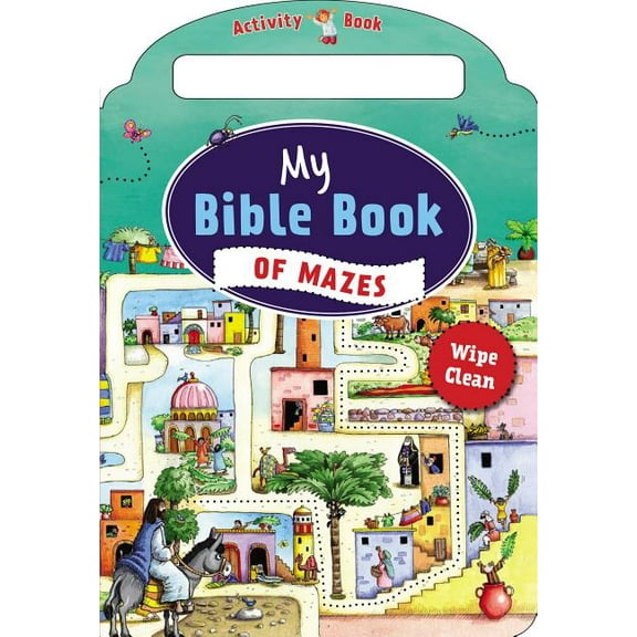 My Bible Book of Mazes, (Board Book)