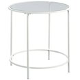 thumbnail image 1 of Sauder Table de Salle à Manger en Verre Anda Norr en Blanc, 1 of 6