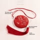 thumbnail image 5 of Matsuzay 2 uds bolsita bolsa de doble cara redonda Mini borlas colgantes bordado decoración Interior regalo accesorios portátiles disfraz Almacenamiento y organización del hogar, 5 of 6