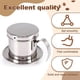 thumbnail image 4 of Vietnamese Coffee Filter Portable Coffee Press Maker Reusable Phin Infuser Strainer Pot Coffee Drip, 4 of 5