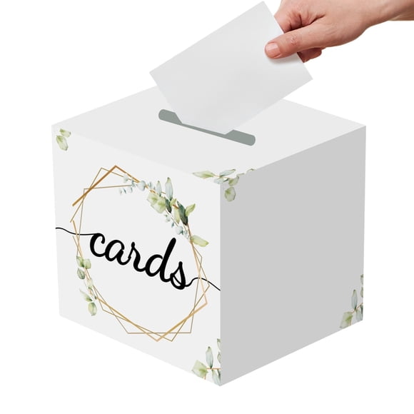 Rangement Transparent pour Cartes de Mariage, Réception, Fête, Invités, Boîte de Dépôt