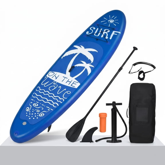 Airfind Inflatable and Adjustable Ultra Wide Stand Up Paddle Board with Pump Backpack and Repair Kit for Beginners and Adults, Multicolor