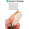 thumbnail image 5 of Key Fob Cover Compatible with Dodge Challenger Charger Grand Cherokee Durango Chrysler 300 2008-2014 4 Button Keychain Case Holder Protector,White, 5 of 7