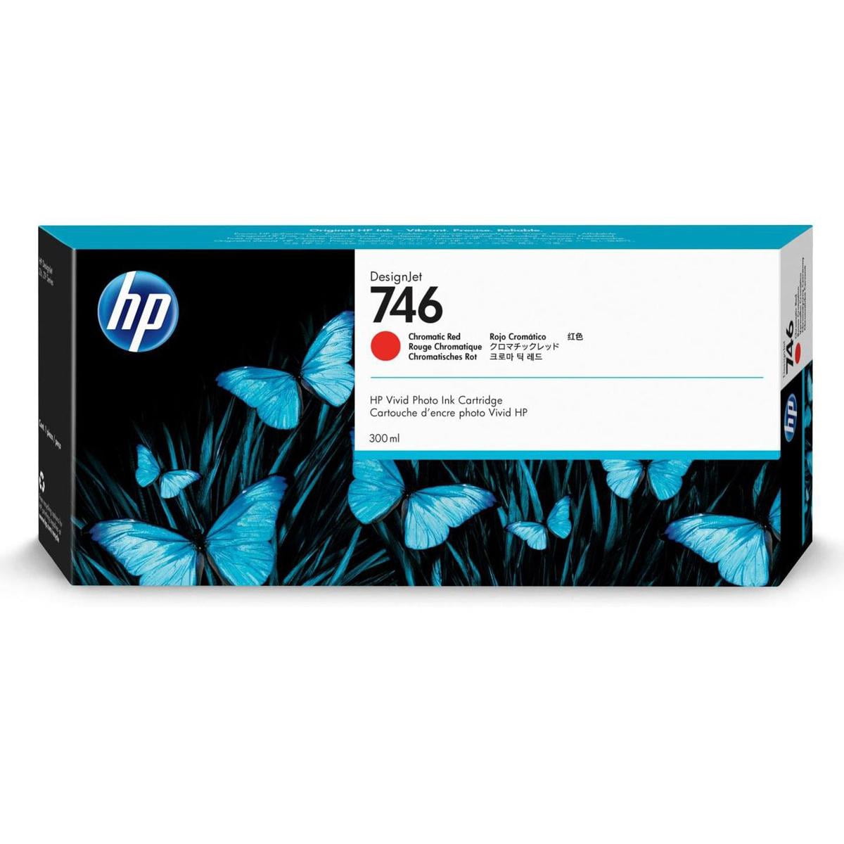 HP DesignJet Z6 24" Large Format PostScript Inkjet Printer, Bundle with Color and Black Ink Pack