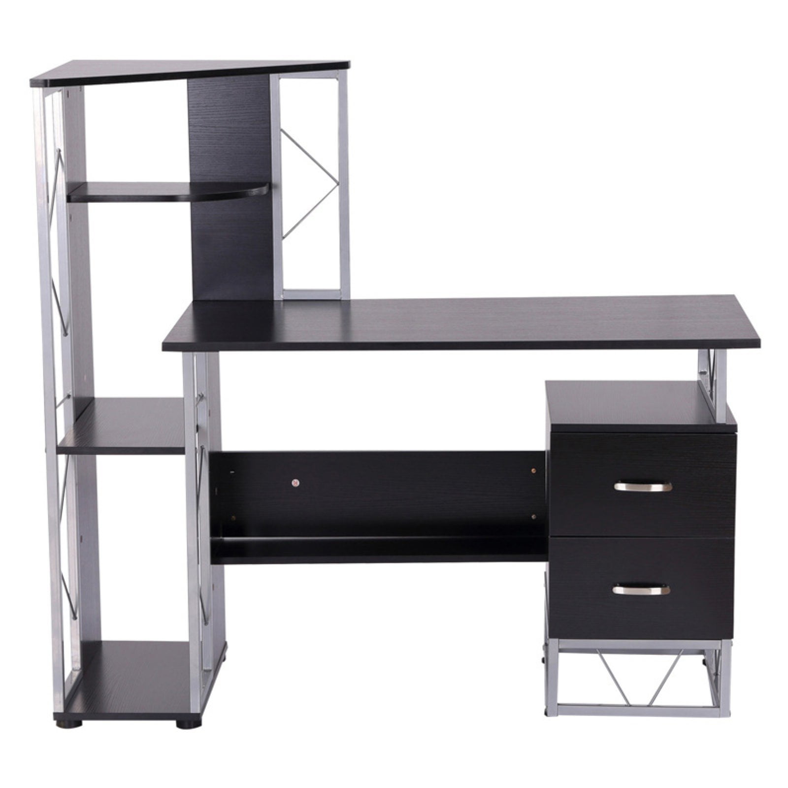 Homcom Multi Level Tower Office Workstation Computer Desk