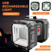 Vander Rechargeable Searchlight Portable Super Bright Handheld Spotlight Flashlight