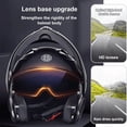 thumbnail image 3 of DOCRELD Bluetooth Modular Motorcycle Helmet,Motorcycle Helmet,DOT Approved,Dual Visor Full Face Flip up Integrated Motorcycle Helmets,Built-in Dual Speaker Microphone,Waterproof Adults Men Women, 3 of 7