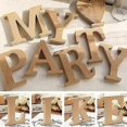 thumbnail image 3 of Lovely English Letter Shape Statue Decor Handmade Good Carved Mdf Statue Model For Home-zzyZ, 3 of 5