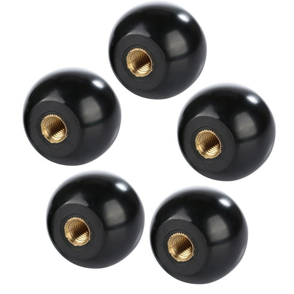 5pcs Black Ball Lever Knob, Ball Copper Core Ball Lever Knob Ball Lever Knob Ball Knobs