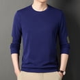 thumbnail image 2 of Men's Autumn New Round Neck Long Sleeve Pullover, 2 of 8