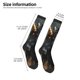 thumbnail image 2 of Balery Black And Gold White Horse Calcetines novedosos Calcetines deportivos Calcetines hasta la rodilla Calcetines de algodón Calcetines originales y geniales, 2 of 6