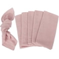 thumbnail image 1 of Cloth Napkins 42 x 42 CM, , Cotton Cloth Napkins, 6 pack Reusable Napkins for Christmas/Dinners/Weddings/Bar/Cocktail (Pink), 1 of 5