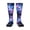 1 Black, variant on Women's Knee High Socks Outer Space Galaxy Thermal Soft Knee Long Socks