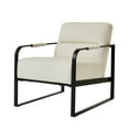 thumbnail image 3 of Better Homes & Gardens Wyatt Accent Chair, Ivory Bouclé, 3 of 7
